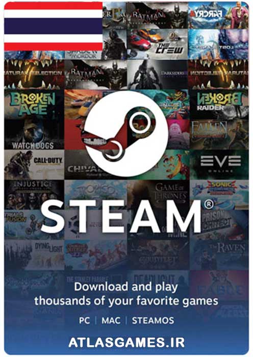steam-Thailand گیفت کارت استیم ریجن تایلند